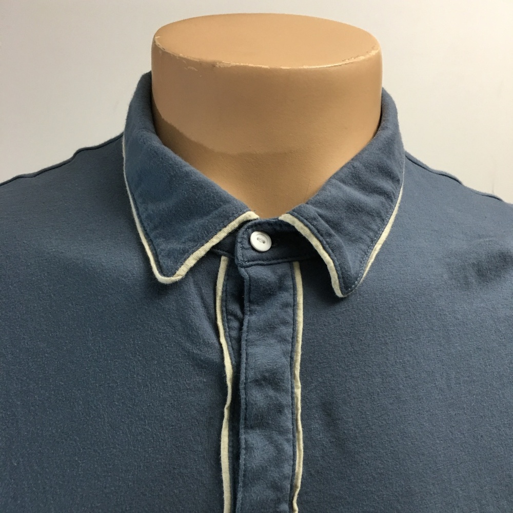 Blue Life After Denim Vintage Style Polo XL